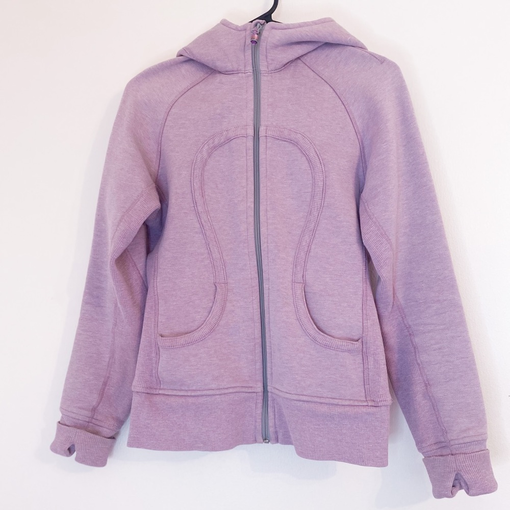 EUC Lululemon Scuba purple Zip up Jacket/Hoodie